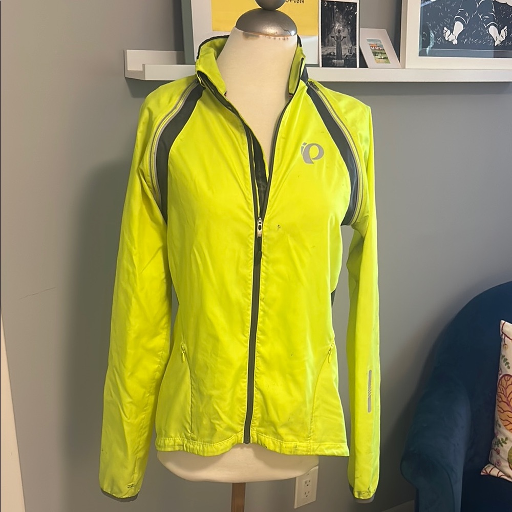 Pearl Izumi Yellow Ski Jacket High-Visibility Snow Gear